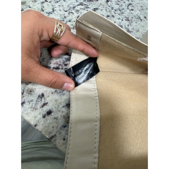 Tender Tootsies Cream Ruched Tall Boots Block Heel Slouchy Size 9.5 Wide - Picture 8 of 11